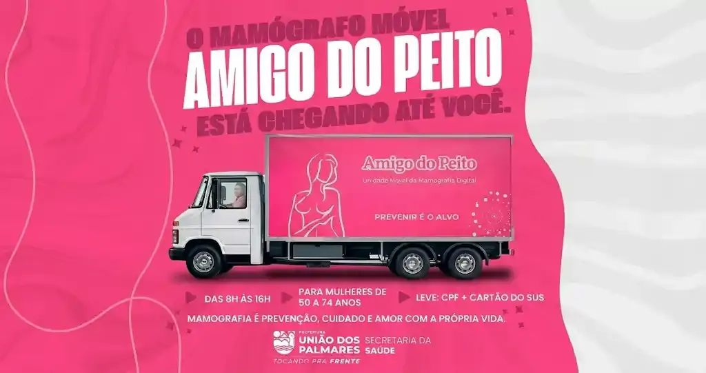 União dos Palmares recebe Mamógrafo Móvel com exames gratuitos