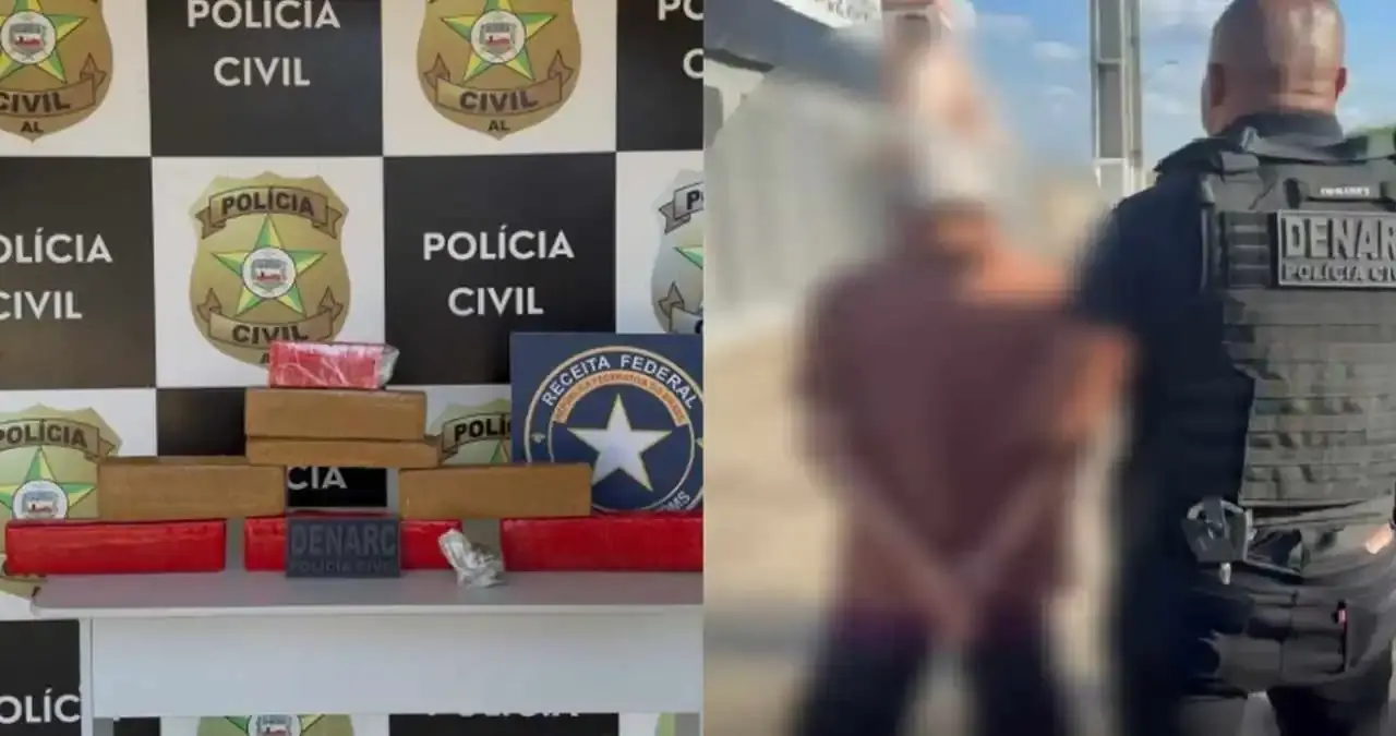 Homem é preso com quase 10 kg de maconha durante operação em Alagoas